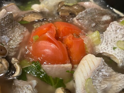 白身魚の簡単トマト鍋